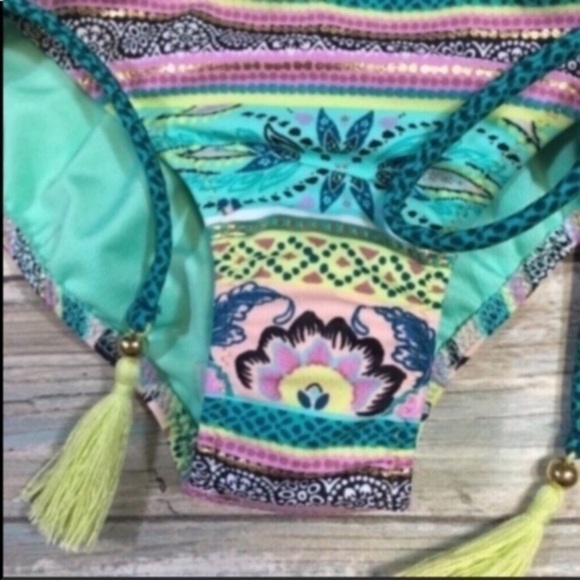 Shade & Shore Green Bikini Bottoms - Picture 5 of 5